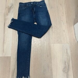 Joe's Jeans Dark Blue Ankle Cropped Denim